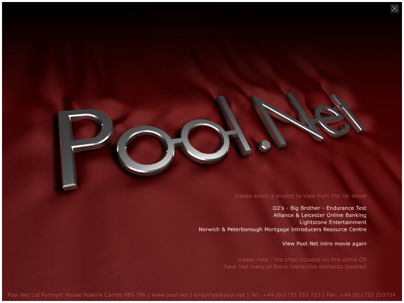 Pool.Net Promo CDROM 1