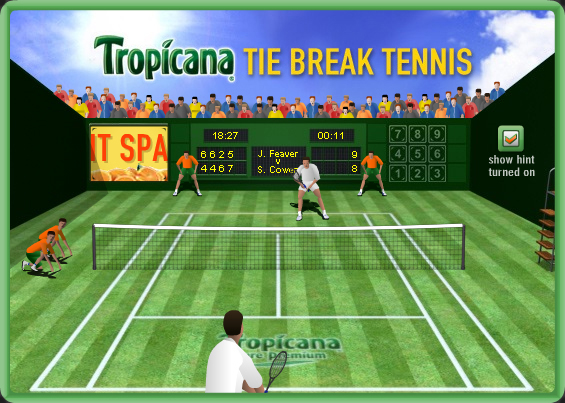 Tropicana – Tie Break tennis game